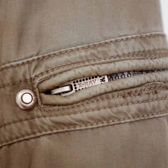 XRAY Vintage Y2K Jeans Men's Collared Full Zip Jacket Size - Green - L - Picture 4 of 11